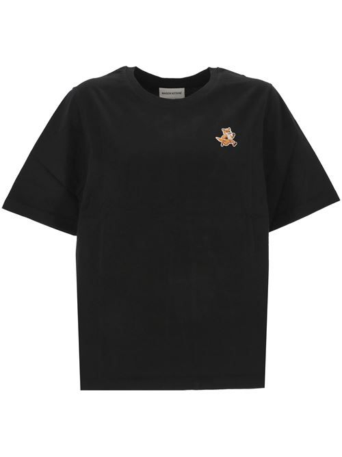 T-shirt con applicazione Speedy Fox Maison Kitsuné | MW00119KJ0008P199